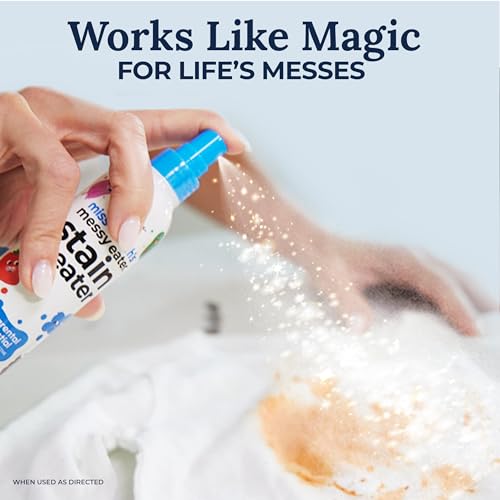 Messy Eater Stain Treater - 4oz 2-Pack & 16oz Spray Bottle - Laundry Spot Cleaner for Clothes, Carpet & Upholstery - Baby Stain Remover - view 4