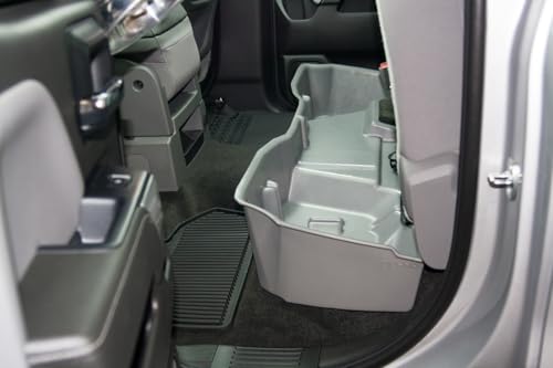 DuHa 10304 Under Seat Storage fits 2014-2019 Chevy Silverado/GMC Sierra Double Cab Classic Style Body |Black Heavy-Duty Back Seat Organizer | Includes Dividers - view 3