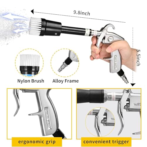 High Pressure Tornado Dry Car Cleaning Gun Detailing Air Tool - view 5