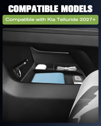 2027 Kia Telluride Lower Center Console Tray Floor Tray Hybrid Accessories - view 2
