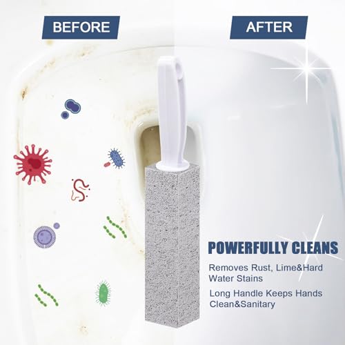 12 Pack Toilet Pumice Cleaning Stone with Handle - view 5