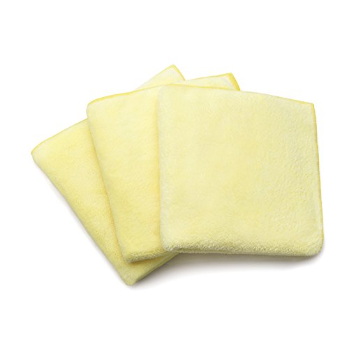 Dust Grabbing Ultra-Absorbant Microfiber Dusting Cloths - Extra Large 16"x16" - 3 Pack