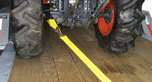2” x 36” Premium Axle Tie Down Strap with D Rings - 3,333 lbs. Working Load Limit - view 3