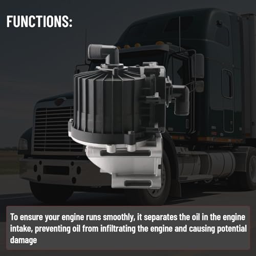 21122541 Crankcase Ventilation Oil Separator Kit with Gasket - Replacement for 2008-2014 Volvo Mack D13/D16/MP8 Engines | Fit Oil Filter System (Replaces# 20499419 21475228 20532891) - view 4