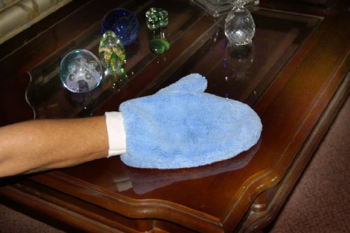 Microfiber Terry Weave Dusting & Polishing Mitt, Lint-Free, Scratch-Free, Ultra-Soft, for Home Cleaning & Auto Detailing, 2-Pack - view 4