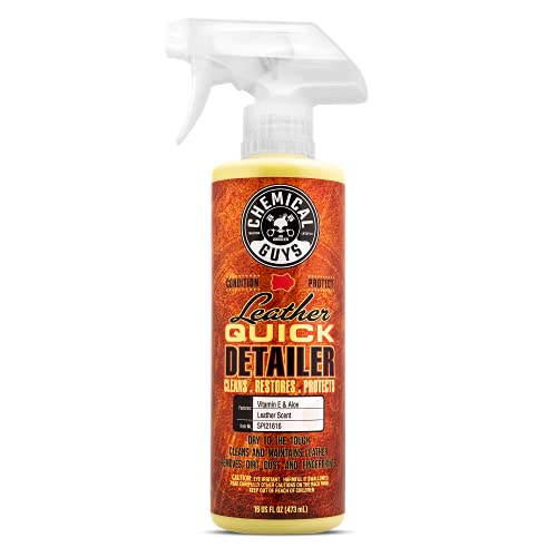 Leather Quick Detailer, Cleaner & Conditioner Spray, 16 oz
