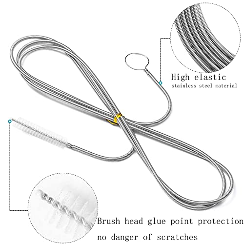 Long Wire Brush sunroof Drain Cleaning Tool for car and Fridge 60-inch X 2/5 inch - view 2