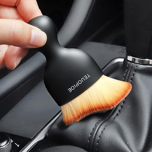 Car Detailing Brush for Interior Dusting and Air Vents, Brown - view 5
