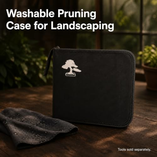 Bonsai Tool Organizer Roll Bag, Garden Pruning Equipment Case - view 5