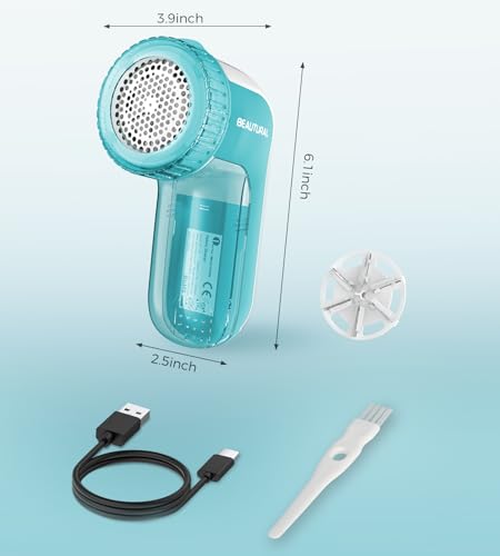 Fabric Shaver and Lint Remover, Portable Sweater Defuzzer - view 7