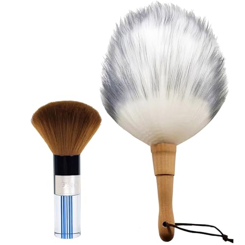 Car Interior Dusting Brush Auto Dust Sweeping Soft Detail Brush Mini Dash Duster for Dust Cleaning for Air Vent,Dashboard,Small Wool Duster for Car Detailing Brushes Interior 2PCS