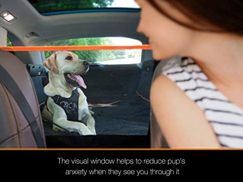 SUV Cargo Liner for Dogs, Waterproof Dog Cargo Cover with Bumper Flap Protection Durable Toyota Rav4 Trunk Mat for Pets Keep Your Vehicle Trunk Clean Universal Fit SUV Car Seat Cover - view 2