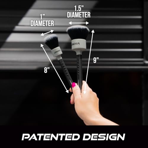 Car Detail Brush Set, Interior Use, 2 Pack - view 2