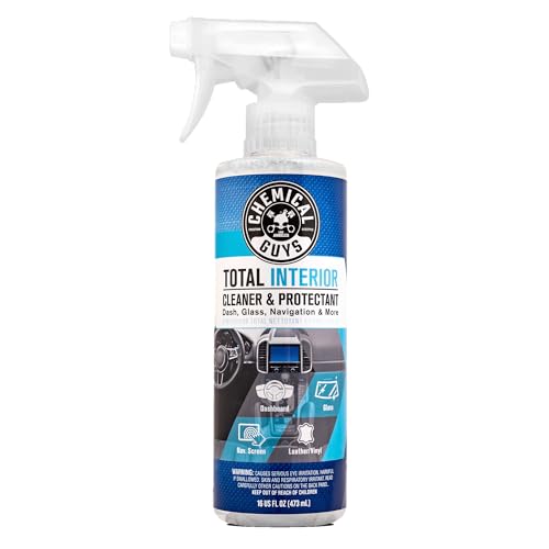 Total Interior Cleaner & Protectant, Leather & Vinyl, 16 oz