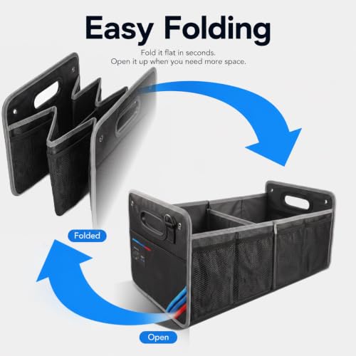 Car Trunk Organizer, 1680D Oxford Fabric, Collapsible Storage Box - view 7