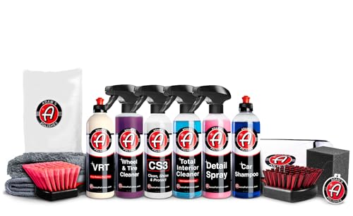 Essential Car Wash Kit (14-Item) - Auto Detailing Car Care Cleaning Kit Car & Truck Lovers, Dads, Moms and DIYers