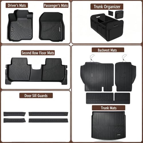 Floor Mats for Honda CR-V 2023 2024 2025 2026 2027（Hybrid & Gas & e:FCEV） - view 3