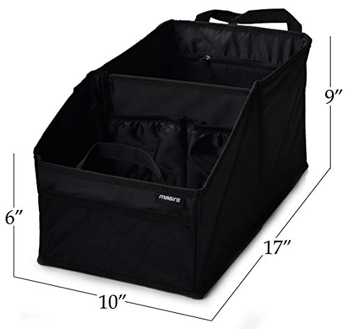 Back Seat Car Organizer, Neatly Organize Items While Traveling, Folds Flat for Easy Trunk Storage - view 2