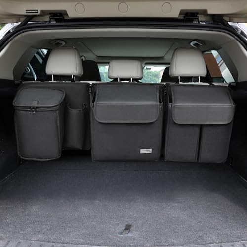 Trunk Organizer, Backseat Hanging with Cooler for Medium & Large SUV, RV