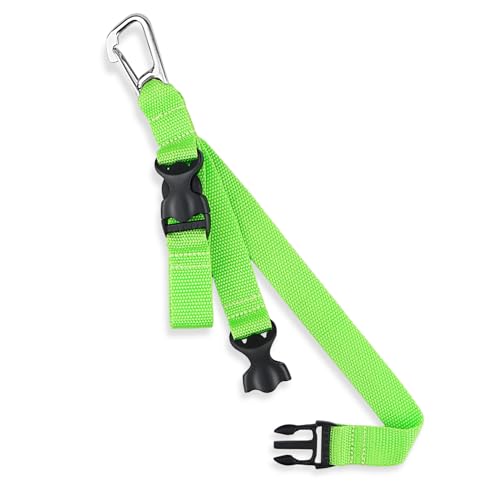 Scuba Fin and Mask Holder with Two Quick-Release Straps