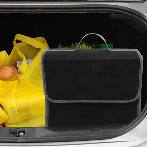 Car Trunk Storage Box Felt Folding Organizer with Lid for Suv Vehicles - view 5