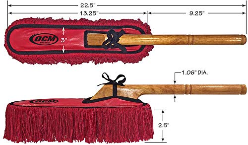 Classic Car Duster with Solid Wood Handle Includes Storage Case - Popular Detailers Choice - view 2