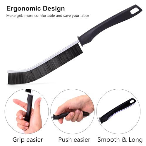 4Pcs Crevice Cleaning Brush Hard Bristle Crevice Cleaning Brush, Multifunctional Crevice Cleaning Tools, Scrub Brush Grout Cleaner Brush Small Brush for Household Use Kitchen Bathroom - view 5