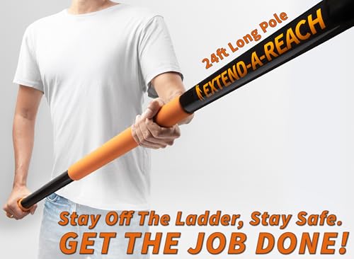 30 Foot High Reach Duster Kit with 5-24 ft Extension Pole for High Ceiling - view 2