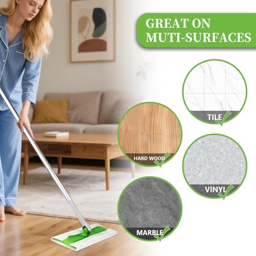 Dry Sweeping Cloths - 100 Count Disposable Mop Pad Refills - view 4