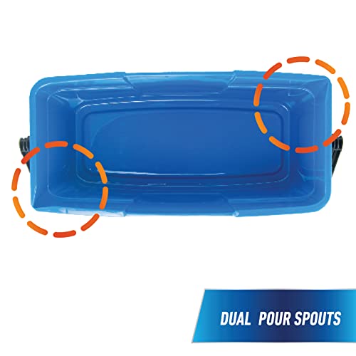 Professional 3 Gallon Bucket – Compact Cleaning Bucket, Comfort-Grip Handle, 2 Pour Spouts, Portable Cleaning Supplies, Plastic Mop Bucket for Floor, Window & Household Cleaning - view 2