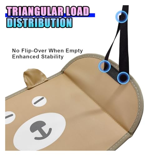 Cute Car Foot Hammock, Adjustable Height Auto Seat Footrest, Eyes - view 6