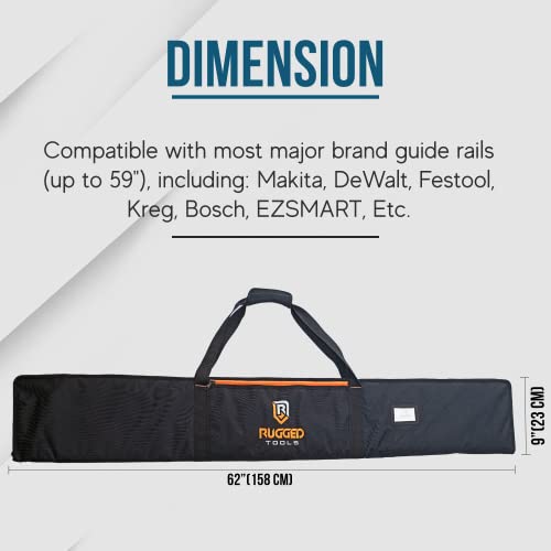 Guide Rail Bag - Protective Track Saw Bag For Saw Guide Rails up to 59" - view 5