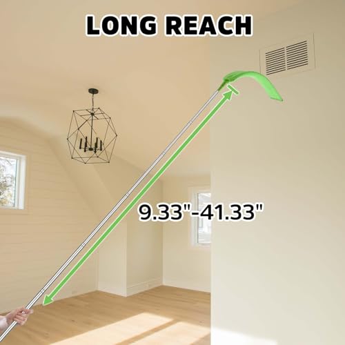 Retractable Gap Dust Cleaner Under Appliance Cleaning Tool, Flat Duster for Under Refrigerator Fridge Stove Couch Bed, Skinny Thin Duster for Tight Spaces - view 4