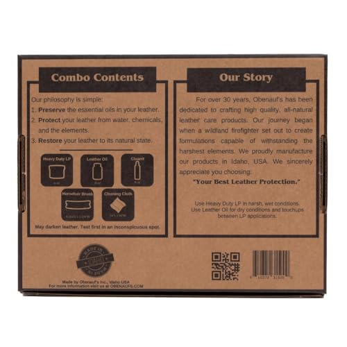 Leather Care Essentials Kit - 4oz Heavy Duty Leather Preservative - 8oz Leather Oil Leather Conditioner - 8oz Cleanit Leather Cleaner - Horsehair Brush - Cleaning Cloth - view 2