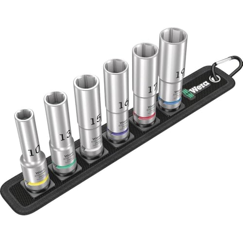 05004565001 Belt C Deep 1 Socket Set, 1/2" Drive, 6 Pieces