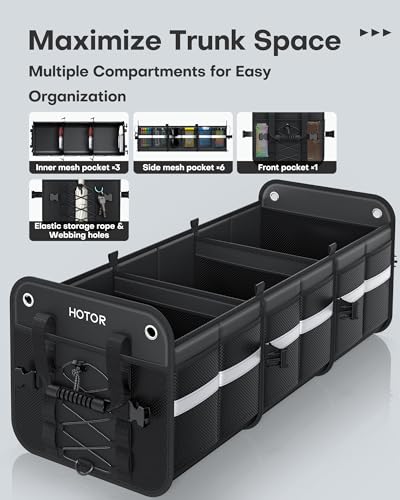 Trunk Organizer for SUV – Car Storage Box Collapsible Car Organizer - view 3