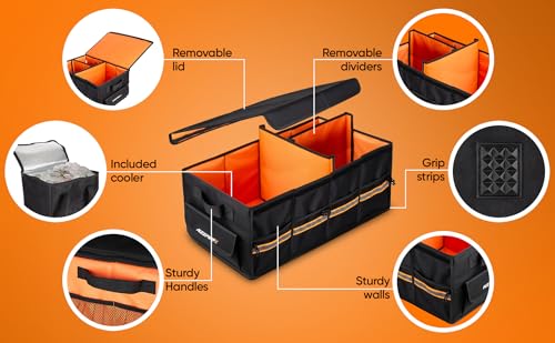 70L Extra Large Trunk Organizer with Cooler for SUV, Car & Minivan - view 2