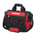 16" Top Wide Mouth Tool Bag with Water Proof Rubber Base, Multi-Compartment, 46 Pockets, For Tool Organizer & Storage, W081122A