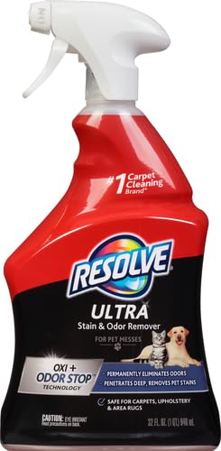 Ultra Pet Odor and Stain Remover Spray – Carpet Cleaner for Cat and Dog Urine and Poop, 32oz (Pack of 2) - view 2