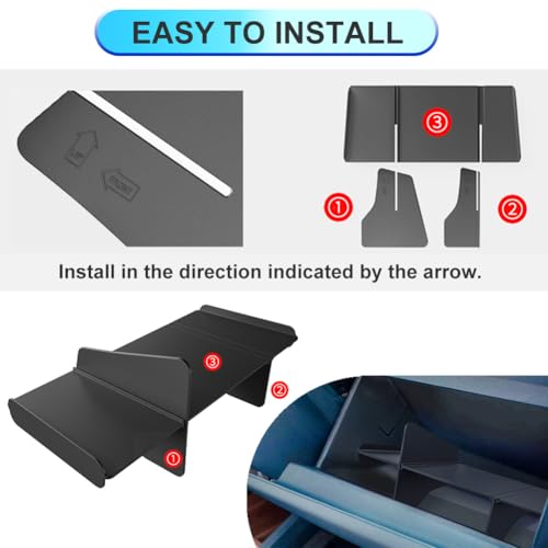 Car Storage Organizer for Ford Maverick 2022-2026 Glove Box Organizers - view 6