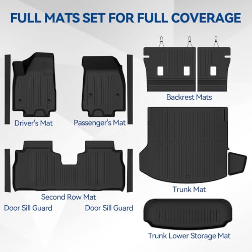 Custom Fit Floor Mats for 2024-2026 2027 Chevy Equinox EV (Non Fuel) - view 2