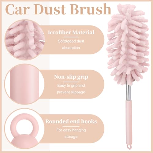 2 PCS Car Interior Duster with Extension Pole, Dusters for Cleaning - view 3