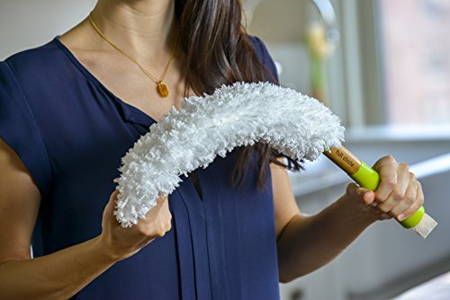 Dust Whisperer Washable Microfiber Duster, Green - view 2
