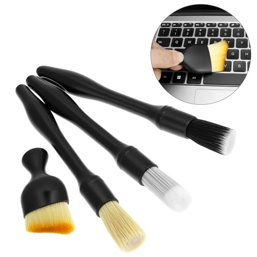 Car Detailing Brush Set for Interior & Exterior Cleaning, 7Pcs Ultra Soft to Hard Bristle Brushes for Dashboard, Leather, Wheels & Emblems, Auto Detailing Tools for Deep Car Care - view 5