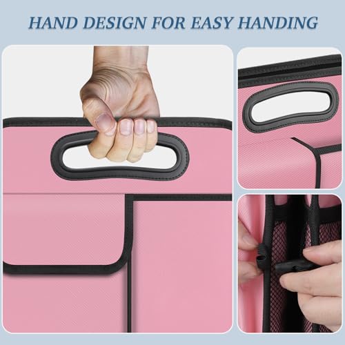 Trunk Organizer, Collapsible Waterproof Multi-Compartment Trunk Organizer for SUVs & Sedans, Car Storage with Reinforced Handles, Car Accessories for Women and Men, 52L - view 6