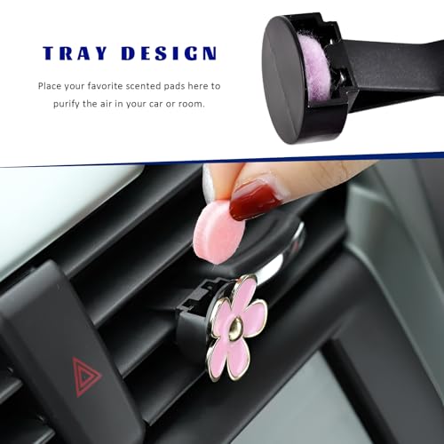 20 PCS Car Metal Air Vent Clips, Square Head Auto Air Conditioning Outlet Clip with Plastic Slot, Vent Clips Replacement Interior Decor for Most Vehicles, Car Accessories - view 5
