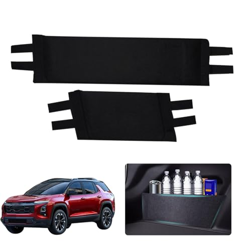 Rear Trunk Organizer Side Divider Sticker fit for Chevy Equinox/GMC Terrain 2018-2024 Trunk Side Storage Baffle Partition Board for Chevy Equinox Accessories 2PCS