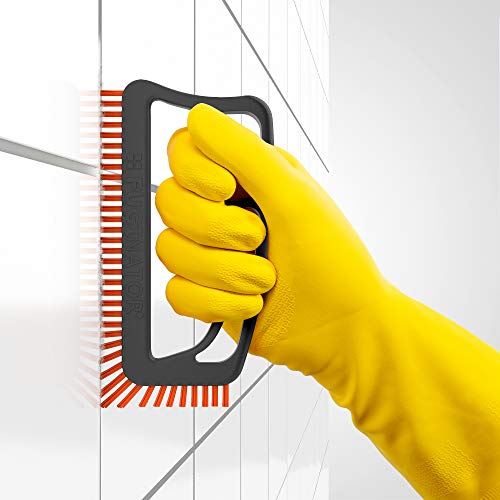 Fuginator Grout Brush, Grey/Orange, Innovation from 100% Recyclables, Household, Patented and Certified with Blue Angel - view 2