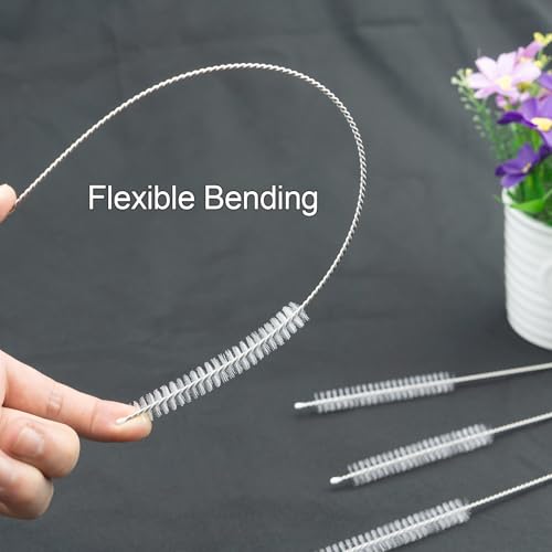 Straw Cleaner Brush for Stanley, 4Pcs Reusable Extra Long Straw Cleaning Brush for 14oz 20oz 30oz 40oz Stanley Mug, Cleaning Brush for All Plastic, Glass, Stainless and Silicone Straws - view 5