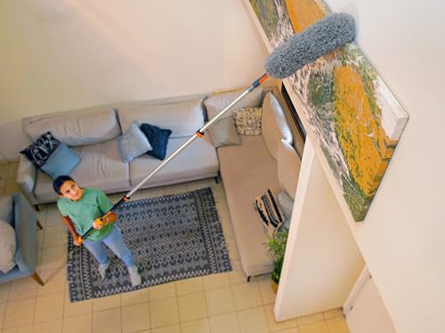 36 Foot High Reach Duster Kit with 5-30 ft Telescopic Extension Pole - view 4